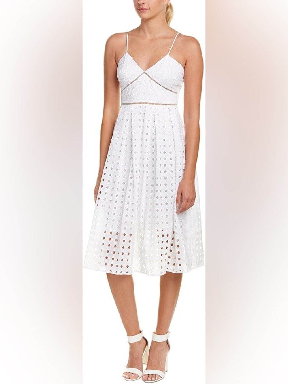 Like NEW: Anthropologie White Eyelet Dress